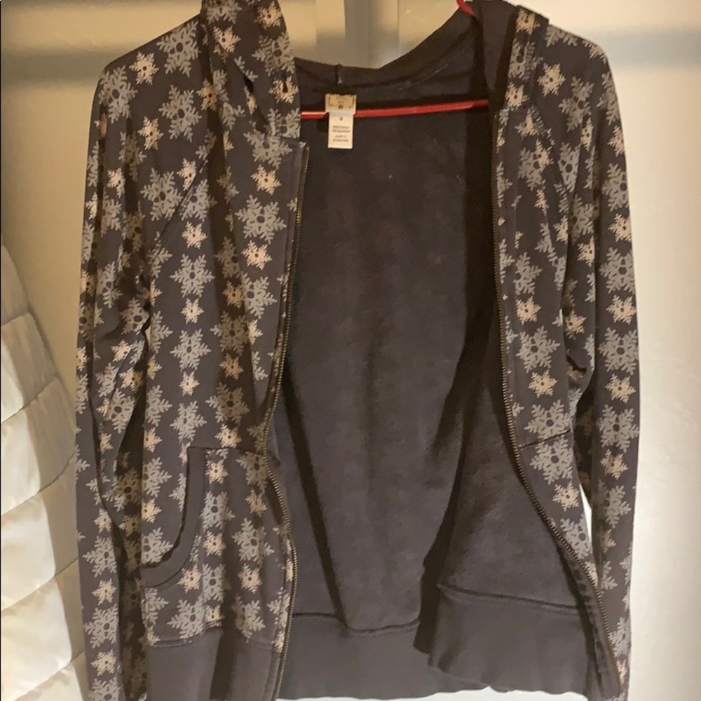 Brown snowflake jacket